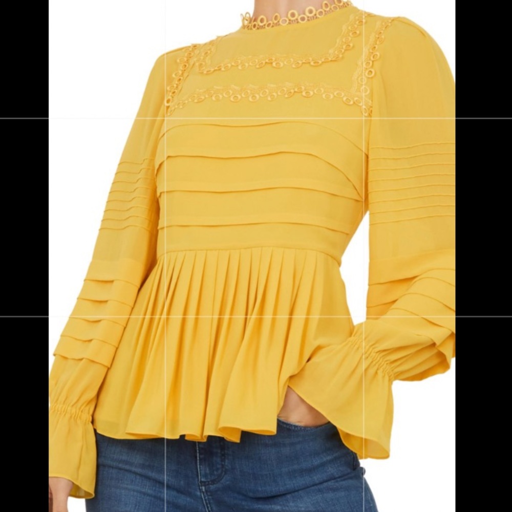 Ted Baker yellow blouse